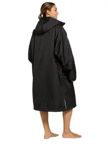 Display front view 2 of Product detail - Zoggs Unisex Changing Parka Coat BKMN