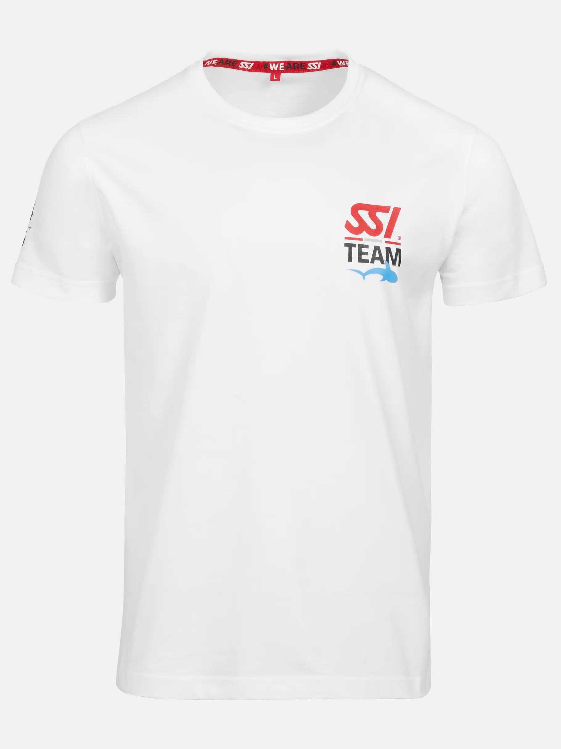 Out of Stock, Ver imagen de tamaño completo de Vista frontal de Product detail - Men's T-Shirt - Blue Oceans white