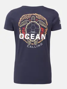 Display front view 1 of Product detail - SSI The Ocean is calling T-Shirt Women blue