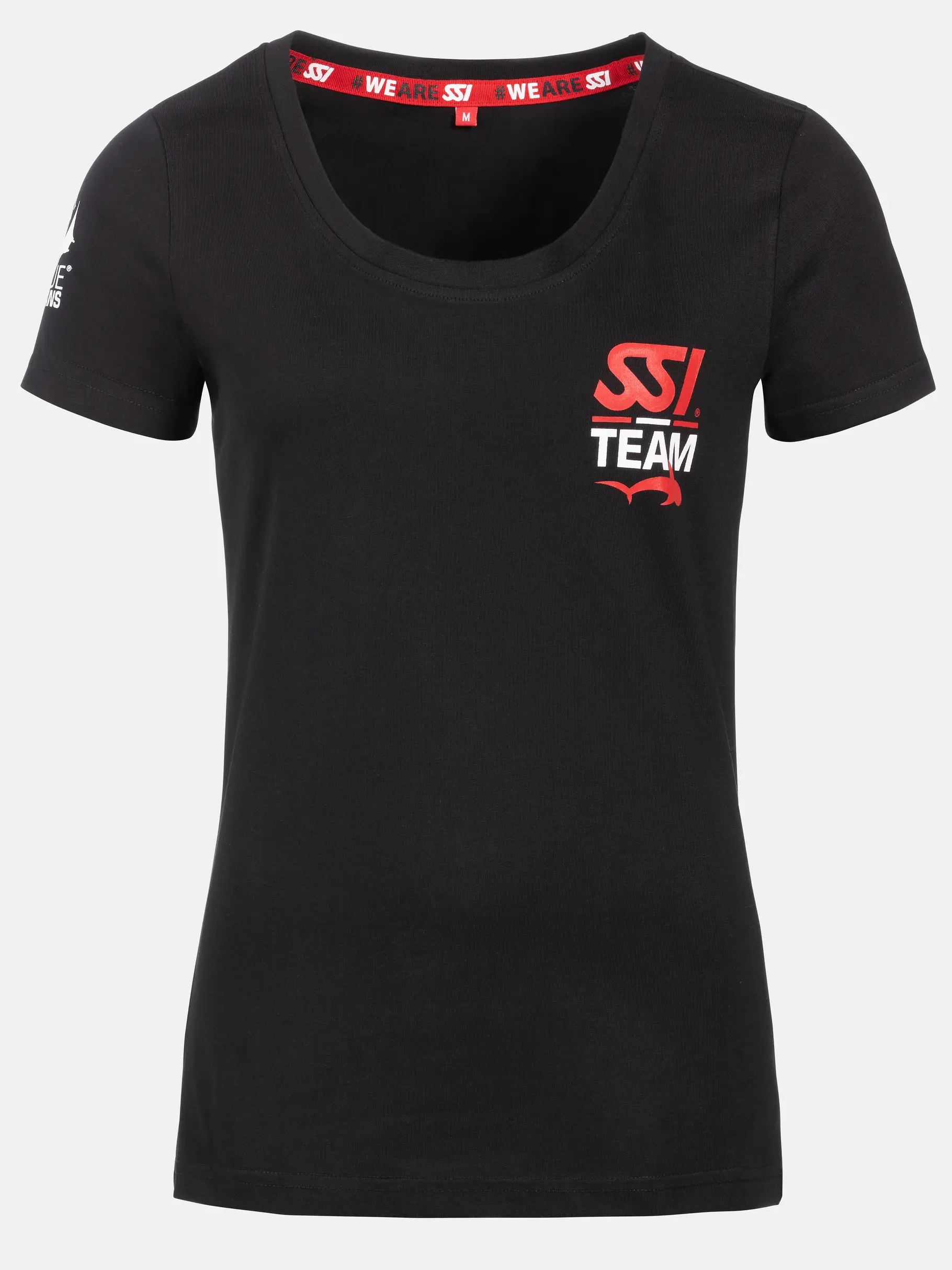 , visualizzare l'immagine full size della vista frontale di Product detail - SSI Master Diver T-Shirt Women black
