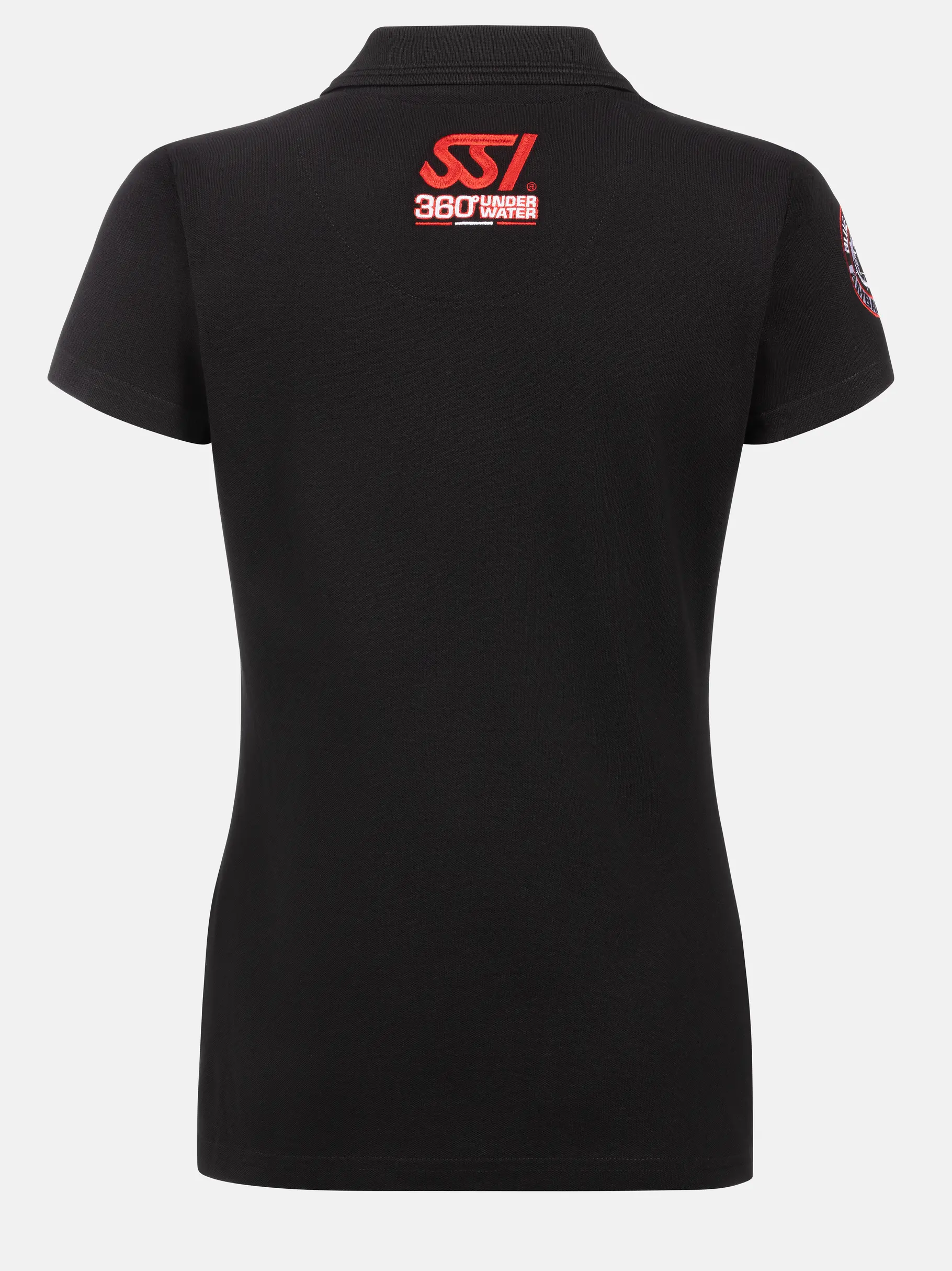 , Ansicht Großes Bild der Vorderseite Product detail - Ladies Polo - Instructor black