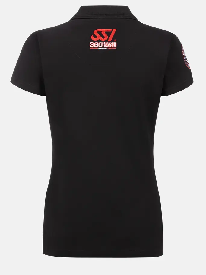 , Ansicht Großes Bild der Vorderseite Product detail - Ladies Polo - Instructor black