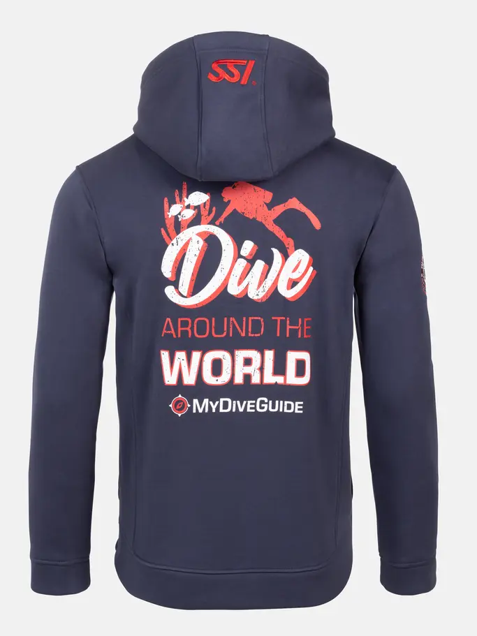 Out of Stock, Ansicht Großes Bild der Vorderseite Product detail - Bonded Fleece Hoodie - Around the World BLLG