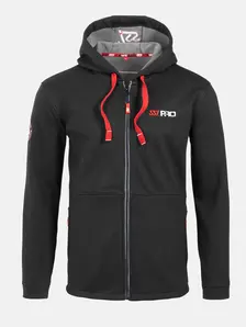 Display front view 1 of Product detail - Bonded Fleece Hoodie - SSI Pro black/lightgrey