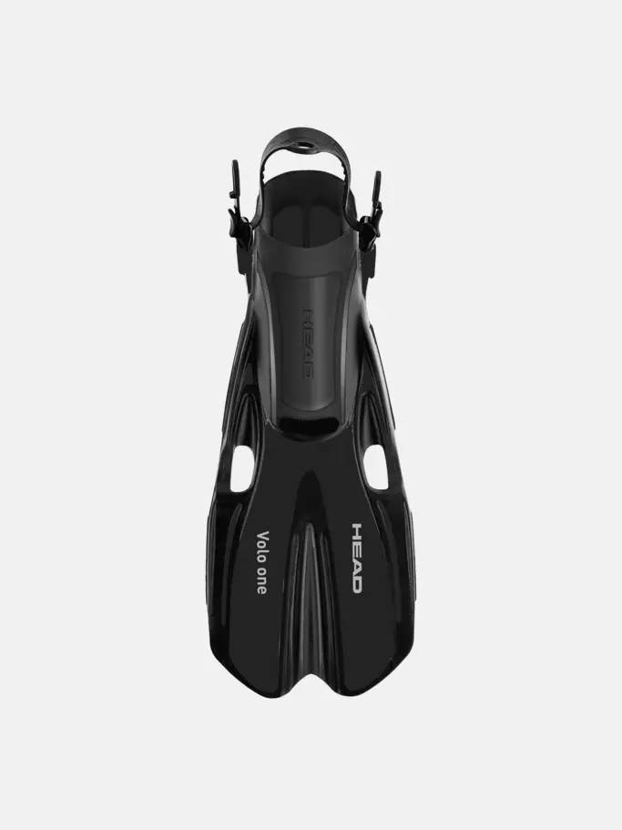 , voir image en taille réelle de la vue frontale de Product detail - Volo One fins w/mesh bag black