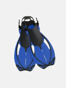 Display front view 1 of Product detail - Allegra Jr fins w/mesh bag blue