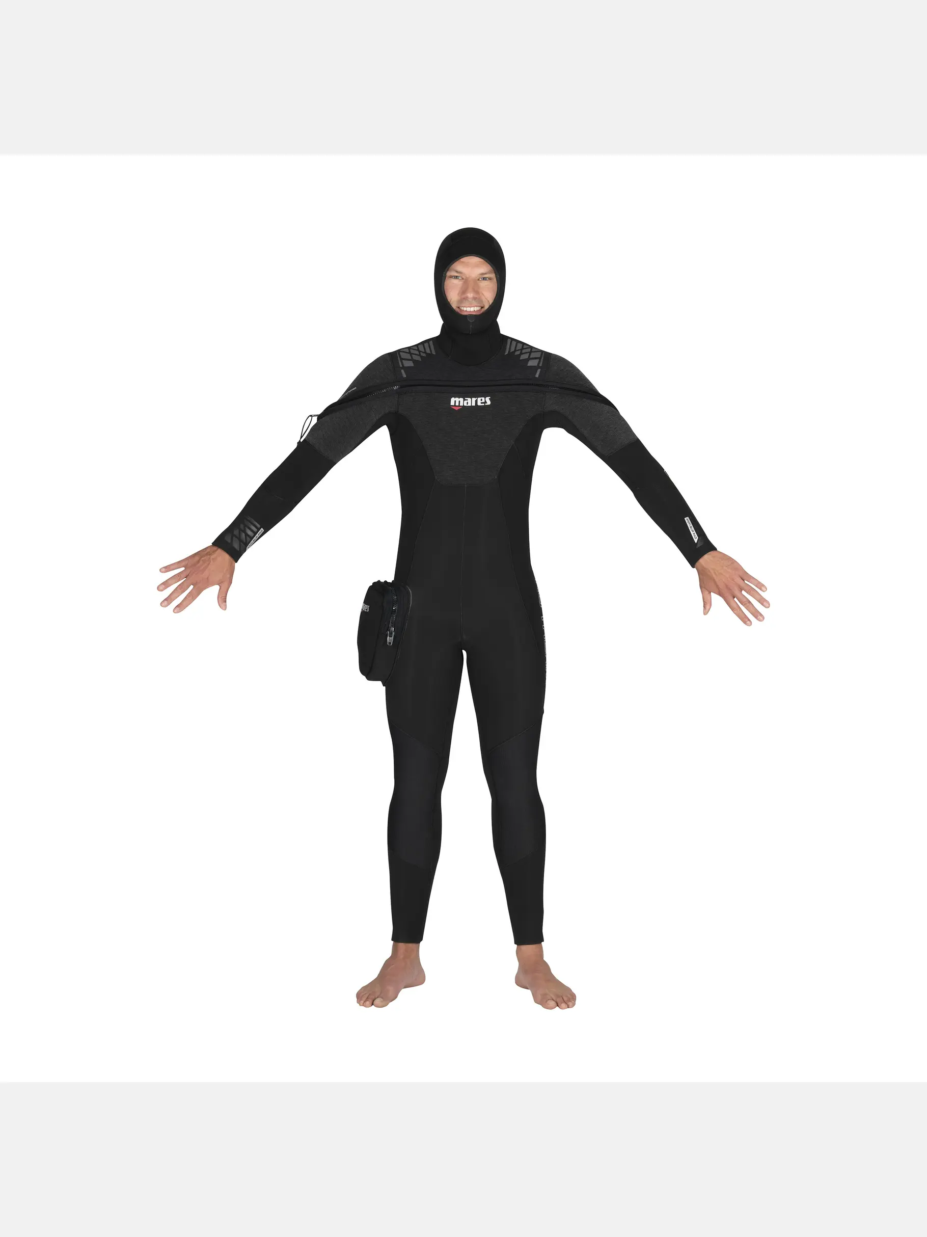 New, view full size image of Front view of Product detail - Wetsuit PRO THERM 8/7 Man SMU