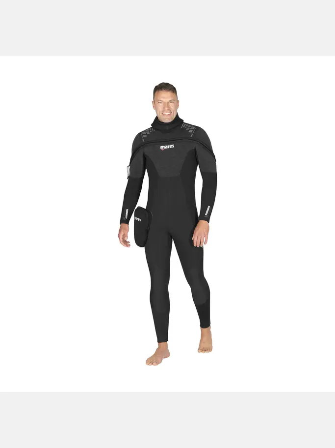 New, view full size image of Front view of Product detail - Wetsuit PRO THERM 8/7 Man SMU