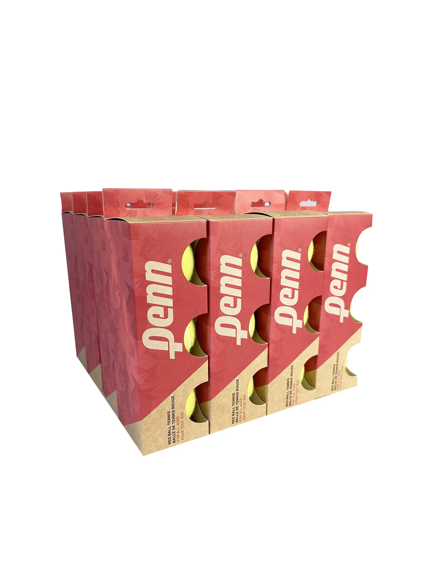 , view full size image of Front view of Product detail - PENN RED BALL TENNIS - CASE