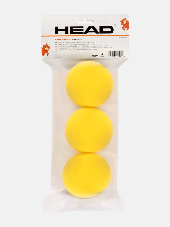 , view full size image of Front view of Product detail - 3B HEAD T.I.P. RED - FOAM BALL - 4 DZ