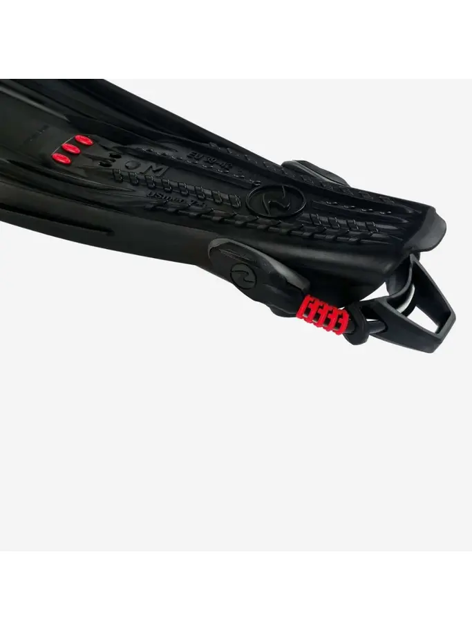 Out of Stock, view full size image of Front view of Product detail - STORM - Dive Fins black
