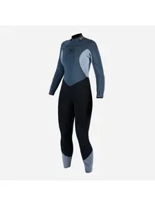 Display front view 1 of Product detail - AQUAFLEX - Women's Dive Wetsuit 7mm black/grey