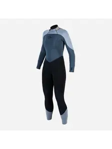 Display front view 1 of Product detail - AQUAFLEX - Women's Dive Wetsuit 5mm black/grey