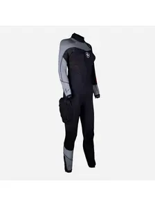 Display front view 4 of Product detail - DYNAFLEX - Women's Dive Wetsuit 7mm black/red