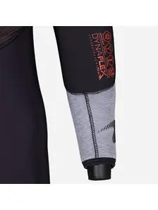 Display front view 6 of Product detail - DYNAFLEX - Women's Dive Wetsuit with Hood 7mm black/red