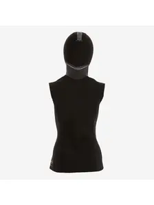 Display front view 3 of Product detail - HOODED UNDERVEST - Women's Dive Vest 2.5mm black