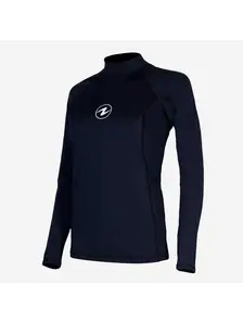 Display front view 1 of Product detail - SLIM FIT RASHGUARD - Women's Long Sleeve black