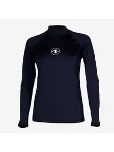 Display front view 2 of Product detail - SLIM FIT RASHGUARD - Women's Long Sleeve black