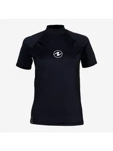 Display front view 2 of Product detail - SLIM FIT RASHGUARD - Women's Short Sleeve black