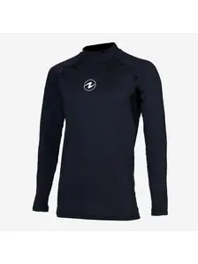 Display front view 1 of Product detail - SLIM FIT RASHGUARD - Men's Long Sleeve black