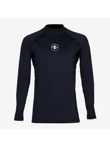 Display front view 2 of Product detail - SLIM FIT RASHGUARD - Men's Long Sleeve black
