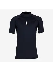 Display front view 2 of Product detail - SLIM FIT RASHGUARD - Men's Short Sleeve black