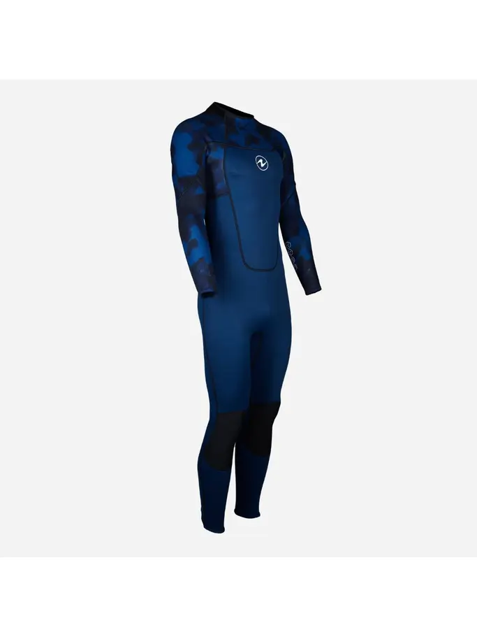 , view full size image of Front view of Product detail - HYDROFLEX - Men's Dive Wetsuit  3mm NPBL