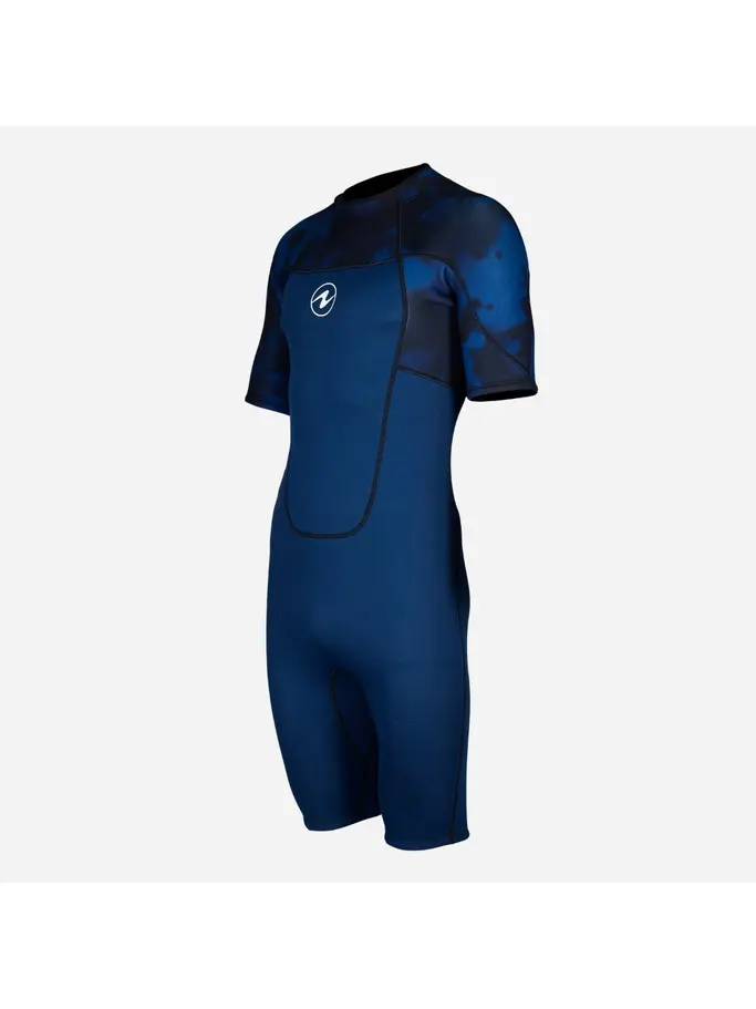 , view full size image of Front view of Product detail - HYDROFLEX - Men's Dive Shorty 3mm NPBL