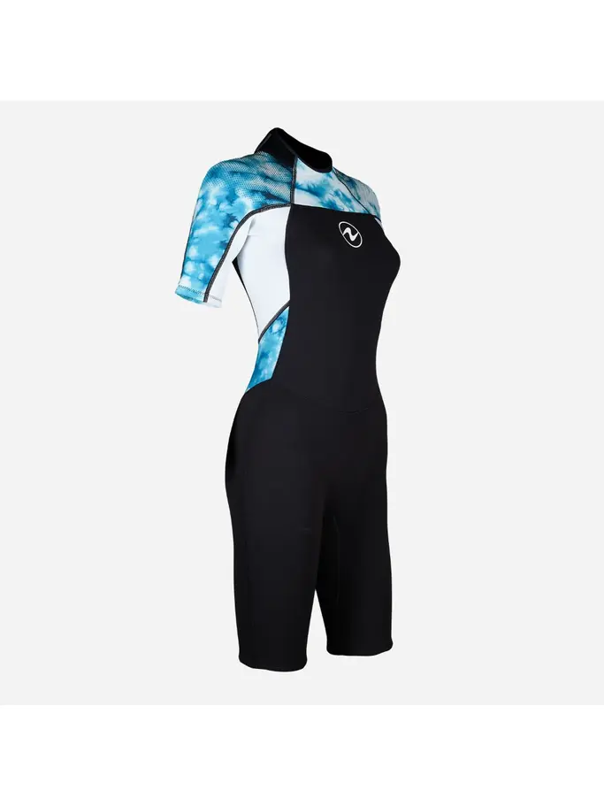 , view full size image of Front view of Product detail - HYDROFLEX - Women's Dive Shorty 3mm KPLB