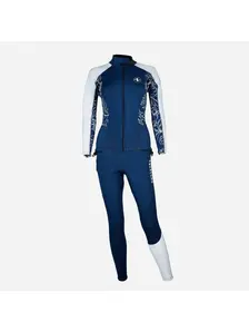 Display front view 2 of Product detail - FITFLEX - Women's Dive Wetsuit 3mm navy/ivory