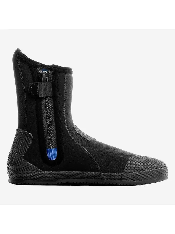 Out of Stock, view full size image of Front view of Product detail - SUPERZIP - Dive Boots 7mm black/blue