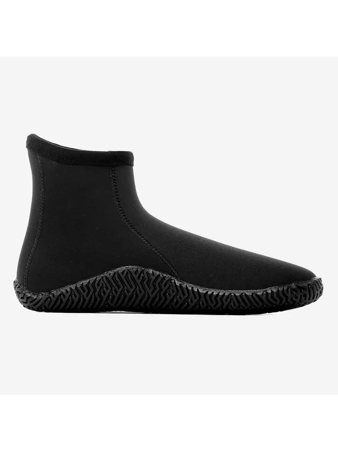 Out of Stock, view full size image of Front view of Product detail - ECHOMID - Dive Boots 5mm black/blue