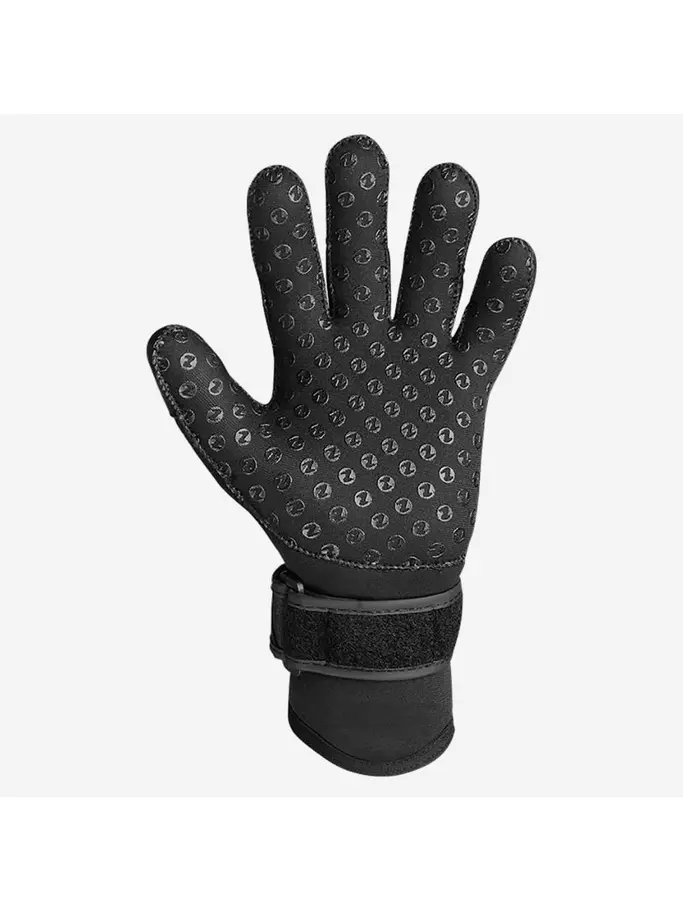 , view full size image of Front view of Product detail - THERMOCLINE - Dive Gloves 5mm black