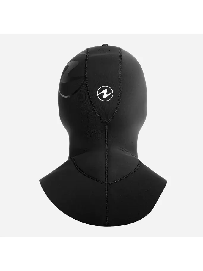 , view full size image of Front view of Product detail - SEAWAVE FLEX - Dive Hood 7/4mm black/blue