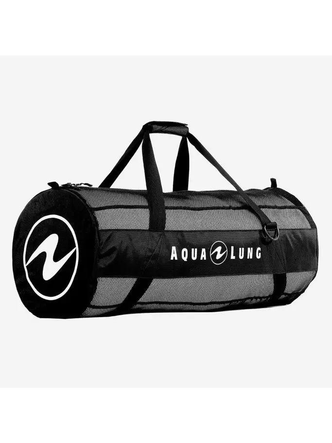 Out of Stock, view full size image of Front view of Product detail - ADVENTURER - Travel Ready Gear Mesh Bag black