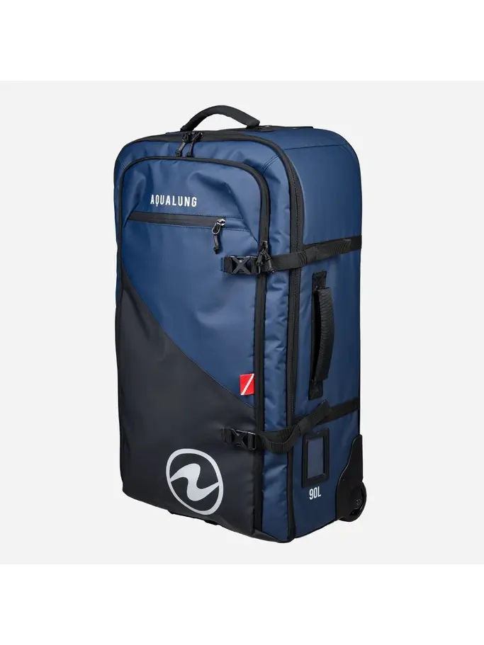 Out of Stock, view full size image of Front view of Product detail - EXPLORER 90L - Dive Bag navy/black