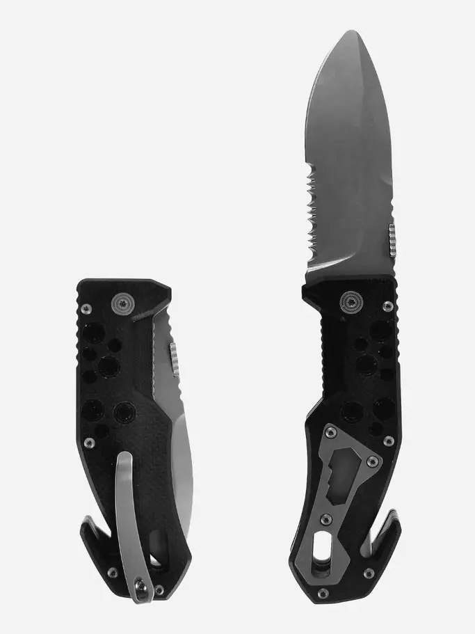 , view full size image of Front view of Product detail - FOLDING BLUNT - Dive Knife