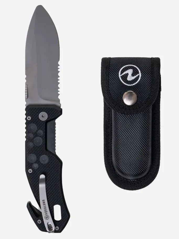 , view full size image of Front view of Product detail - FOLDING BLUNT - Dive Knife