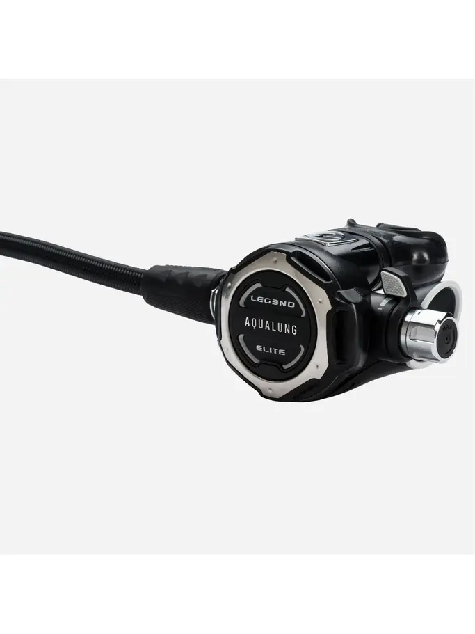, view full size image of Front view of Product detail - LEG3ND ELITE - Dive Regulator black