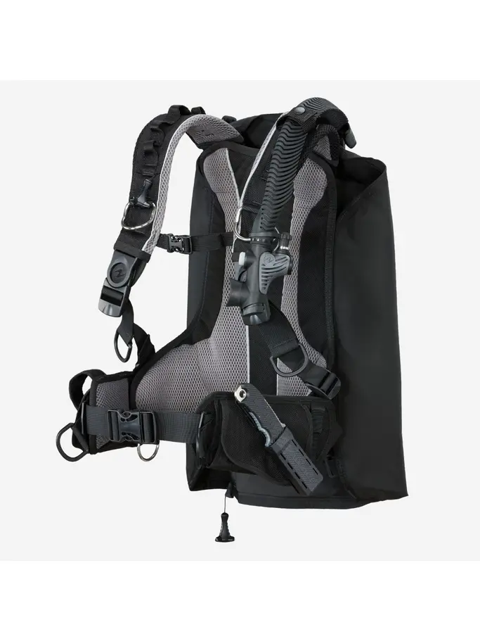Out of Stock, view full size image of Front view of Product detail - ROGUE - Dive BCD black/grey