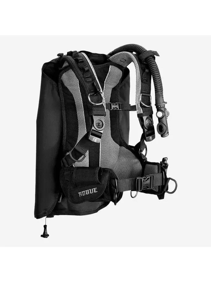 Out of Stock, view full size image of Front view of Product detail - ROGUE - Dive BCD black/grey