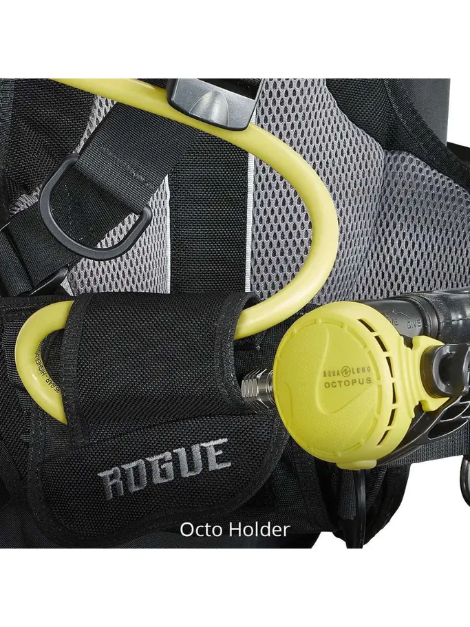 Out of Stock, view full size image of Front view of Product detail - ROGUE - Dive BCD black/grey