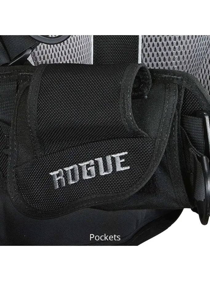 Out of Stock, view full size image of Front view of Product detail - ROGUE - Dive BCD black/grey