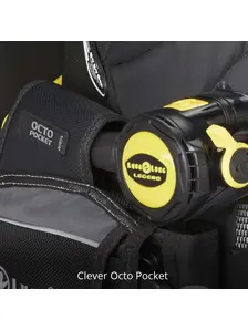 Display front view 3 of Product detail - DIMENSION - Men's Dive BCD black/grey