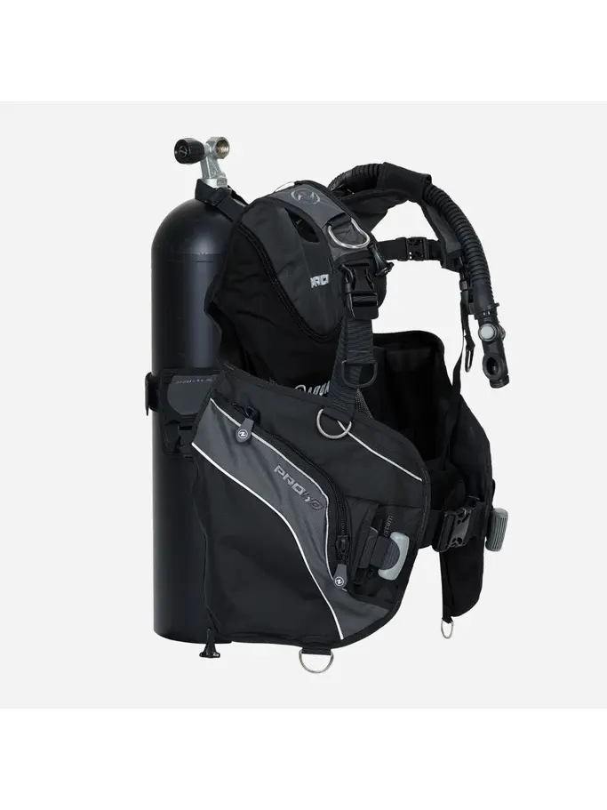 Out of Stock, voir image en taille réelle de la vue frontale de Product detail - PRO HD - Men's Dive BCD black/grey