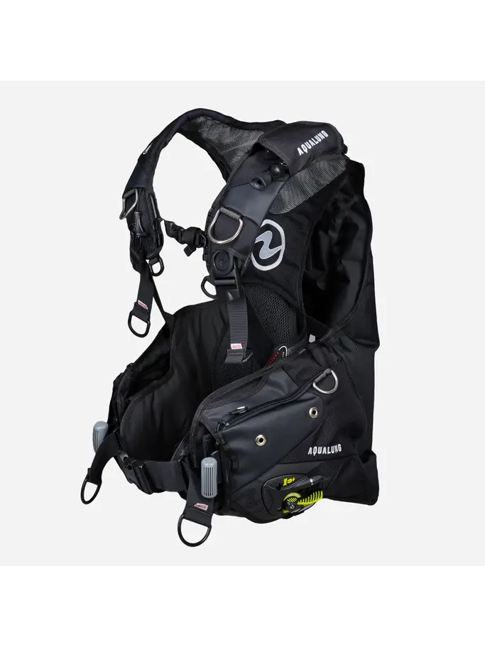 Out of Stock, view full size image of Front view of Product detail - AXIOM i3+ - Women's Dive BCD black/grey