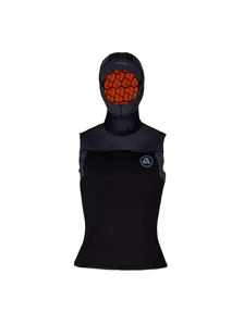 Display front view 1 of Product detail - THERMIQ - Men's 5/3mm Hooded Vest black/grey