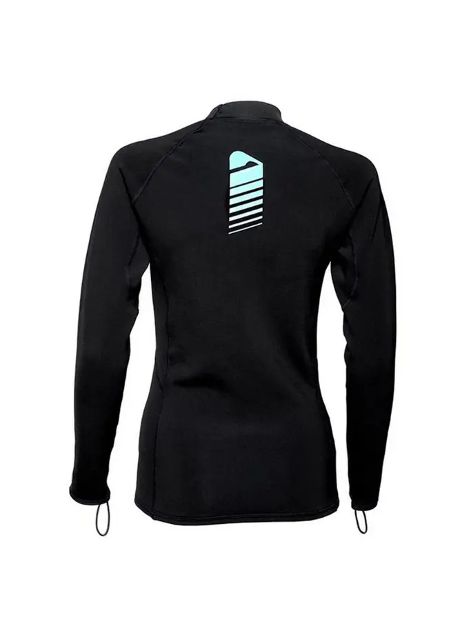 , voir image en taille réelle de la vue frontale de Product detail - THERMIQ CARBON - Women's Long Sleeve black/green