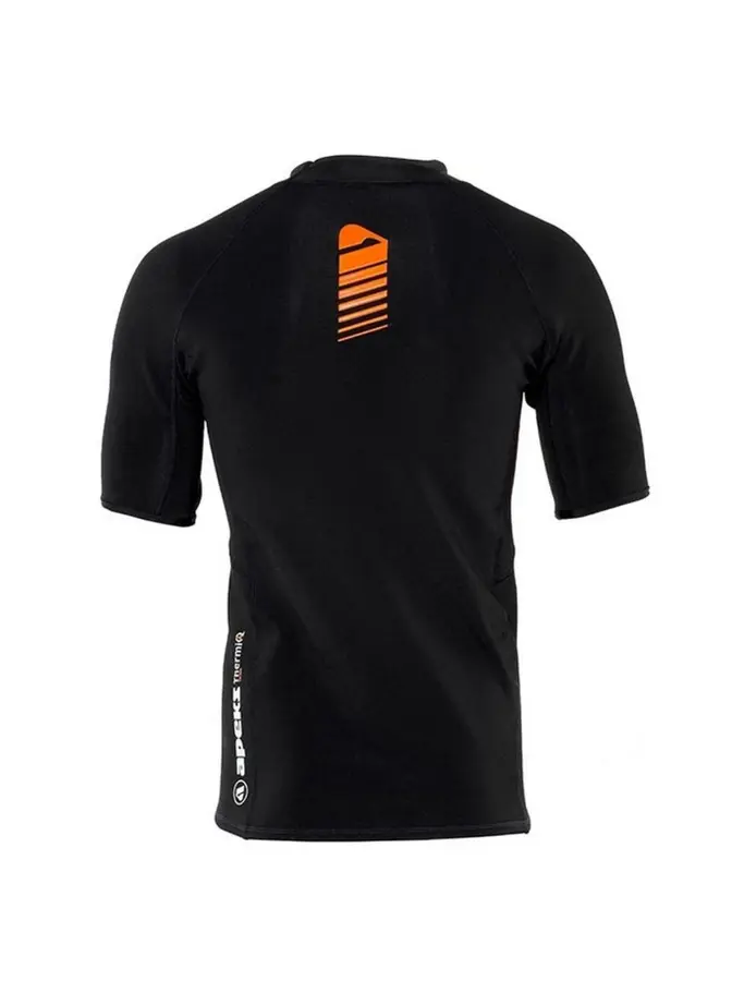 , view full size image of Front view of Product detail - THERMIQ CARBON - Men's Short Sleeve black/yellow