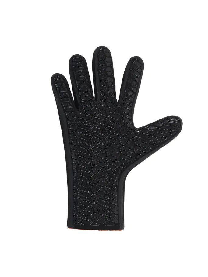 , view full size image of Front view of Product detail - THERMIQ - Dive Gloves 5mm black